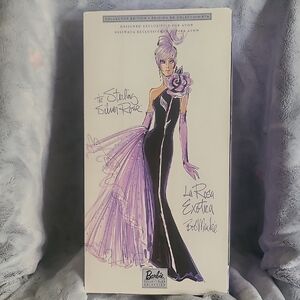 Barbie The Sterling Silver Rose Doll. Collector. La Rosa Exotica Bob Mackie.